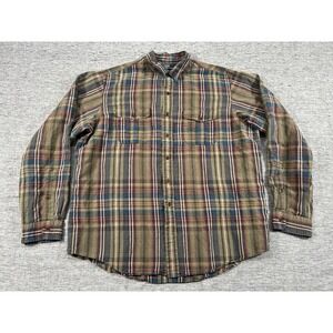 Polo Ralph Lauren Shirt Mens XXL Multi Color Plaid Long Sleeve Button-Up 2XL